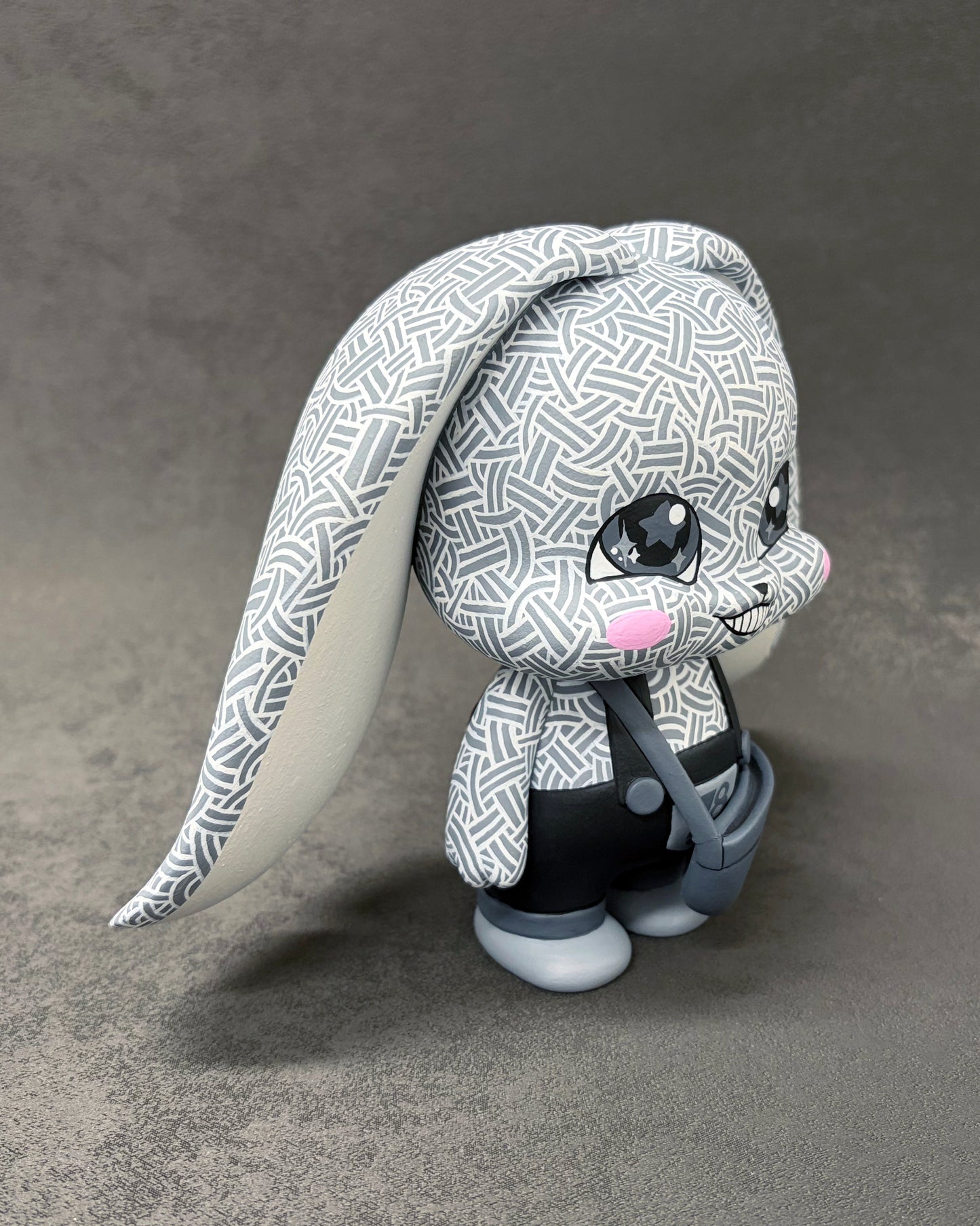 B&W Pattern Meeboo 黑白花紋兔