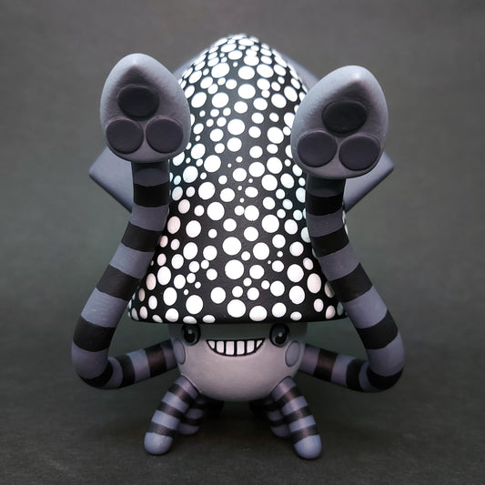 B&W Dot BallBallSquid 黑白波點波波烏