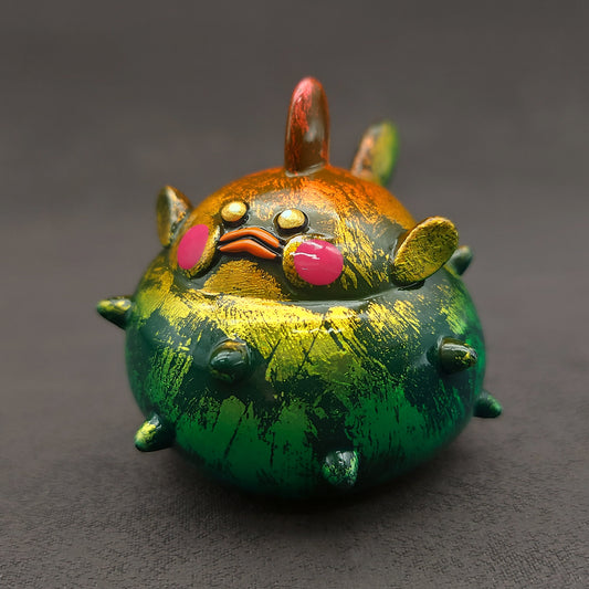 Fluorescence Foil Rainbow PuﬀerBallFish 螢光金屬彩虹刺波魚