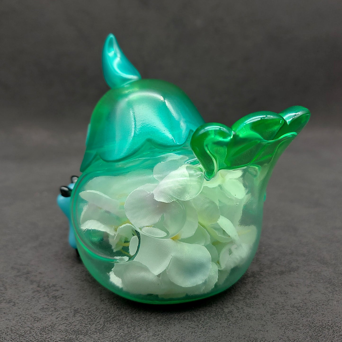 Green Flower BallBallBird 綠花波波雀