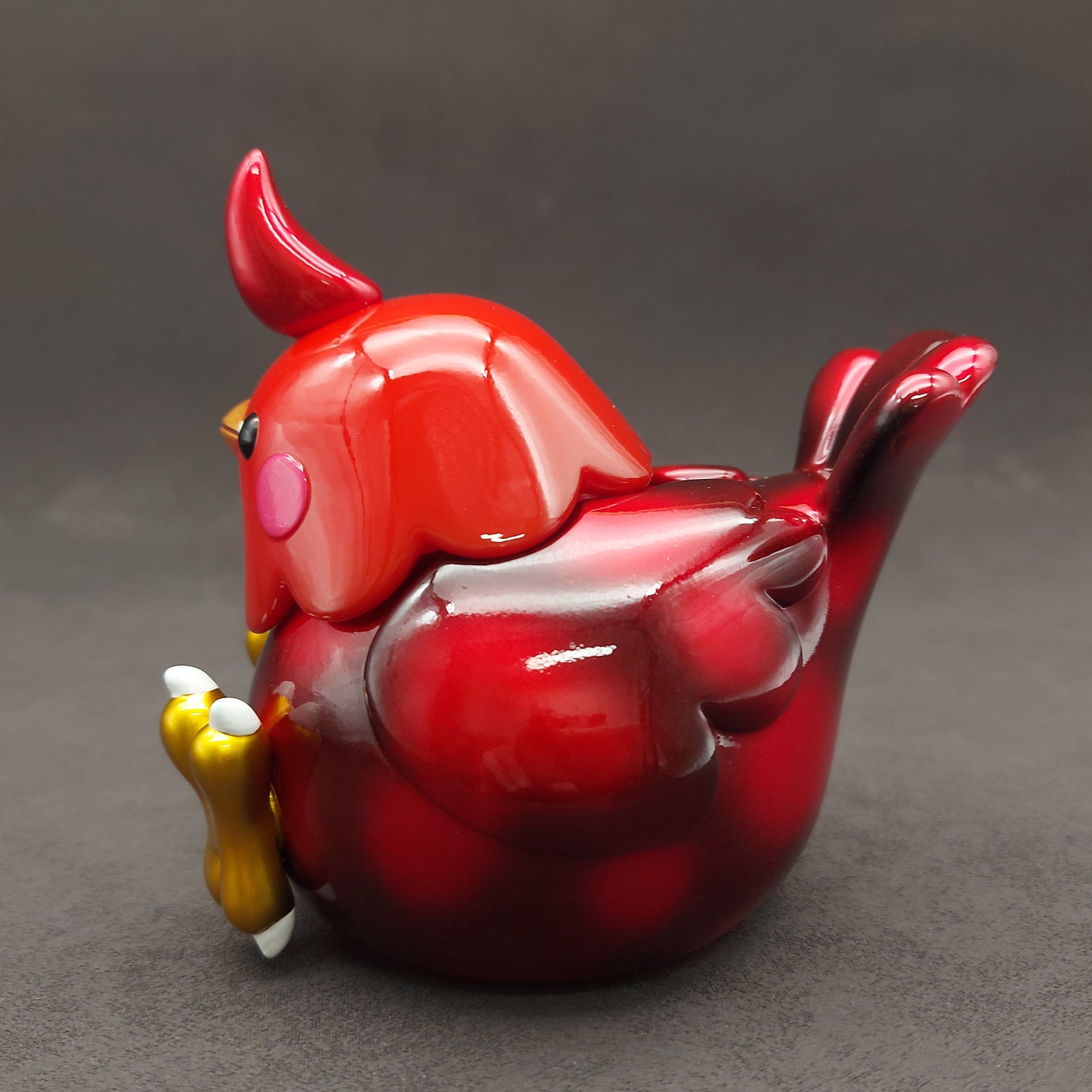 Metallic Red BallBallBird 金屬紅波波雀