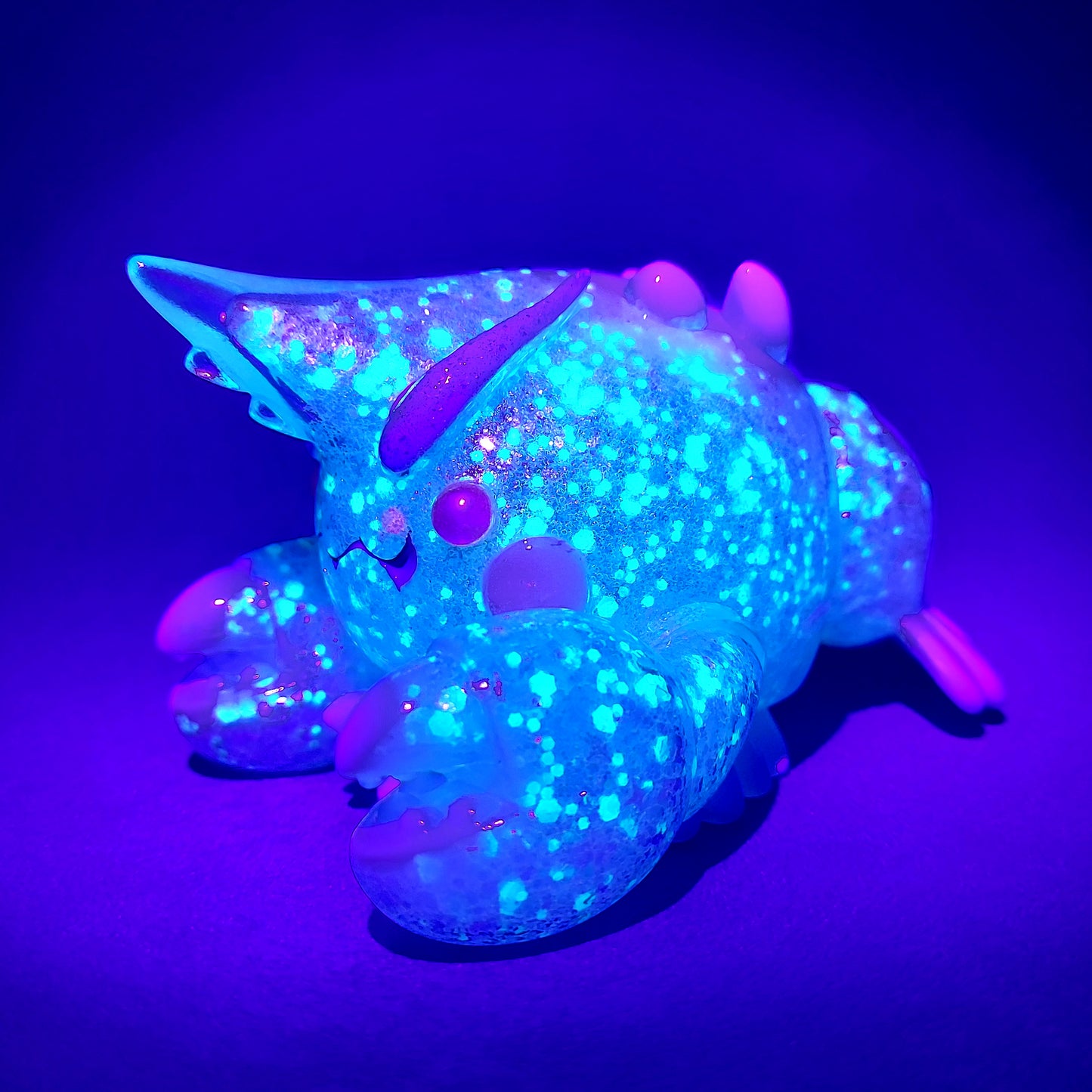 夜光閃粉香芋波波蝦 GID Glitter Taro BallBallShrimp